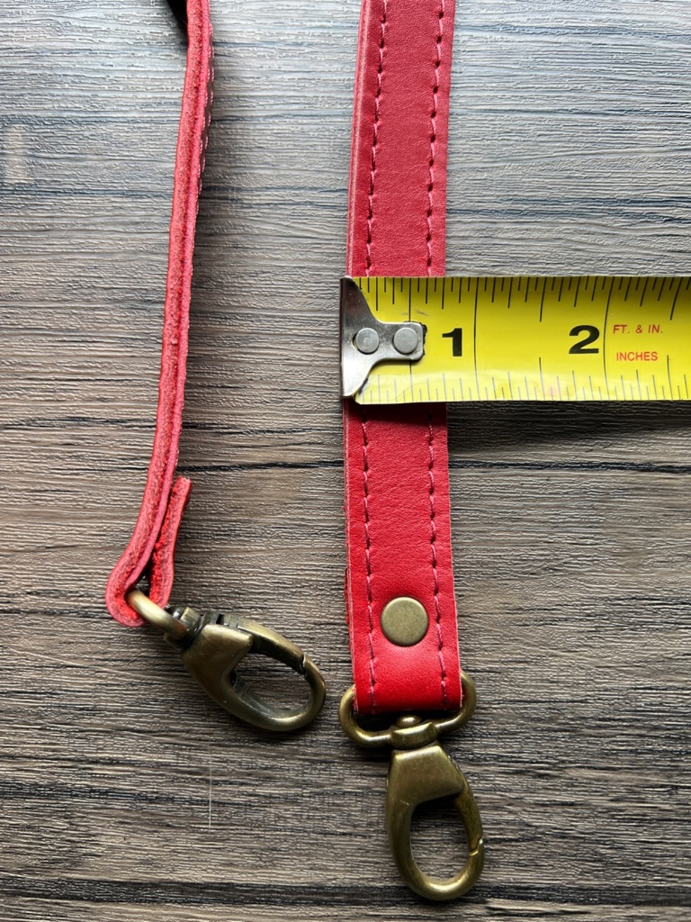 Portland Leather Goods Ruby Crossbody Strap with Handmade Charm! - Picture 6 of 11